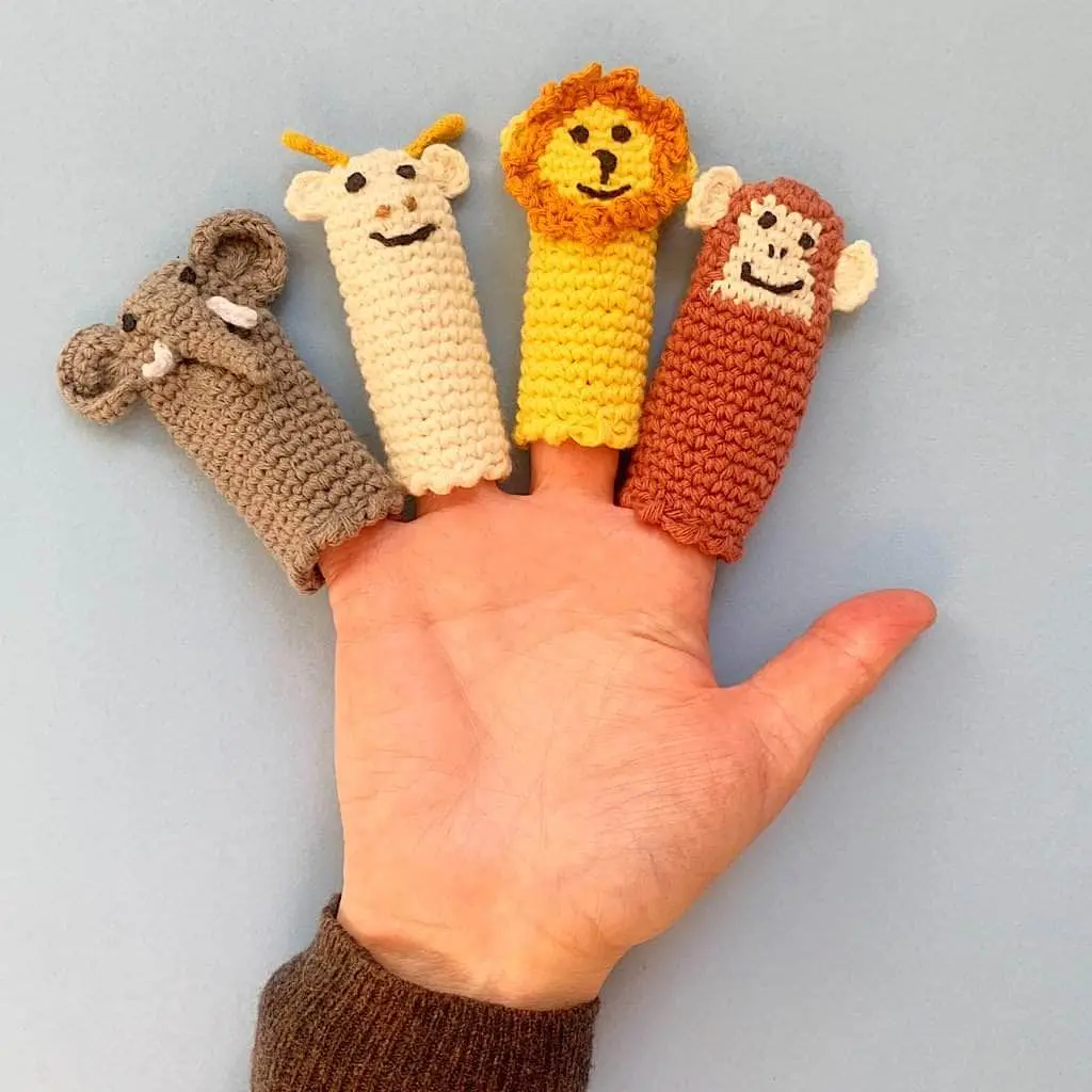 Crocheted Finger Puppets Crocheted Finger Puppets