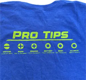 Mens T-Shirt - Distressed PRO TIPS: Volume 1 - Perkins Builder Brothers