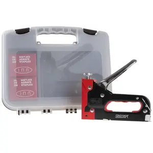 Stalwart Heavy Duty Staple Gun 3-Way Stapler