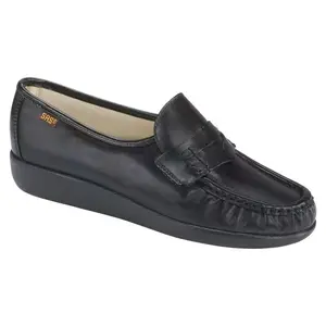 SAS Women's Classic Slip-On in Black Wide