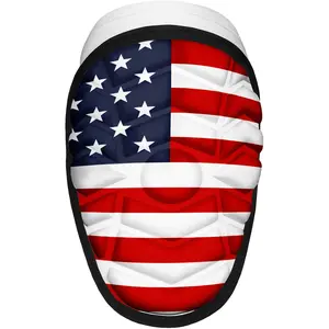 Defender Baseball Elbow Guard with Adjustable Strap (USA Flag)
