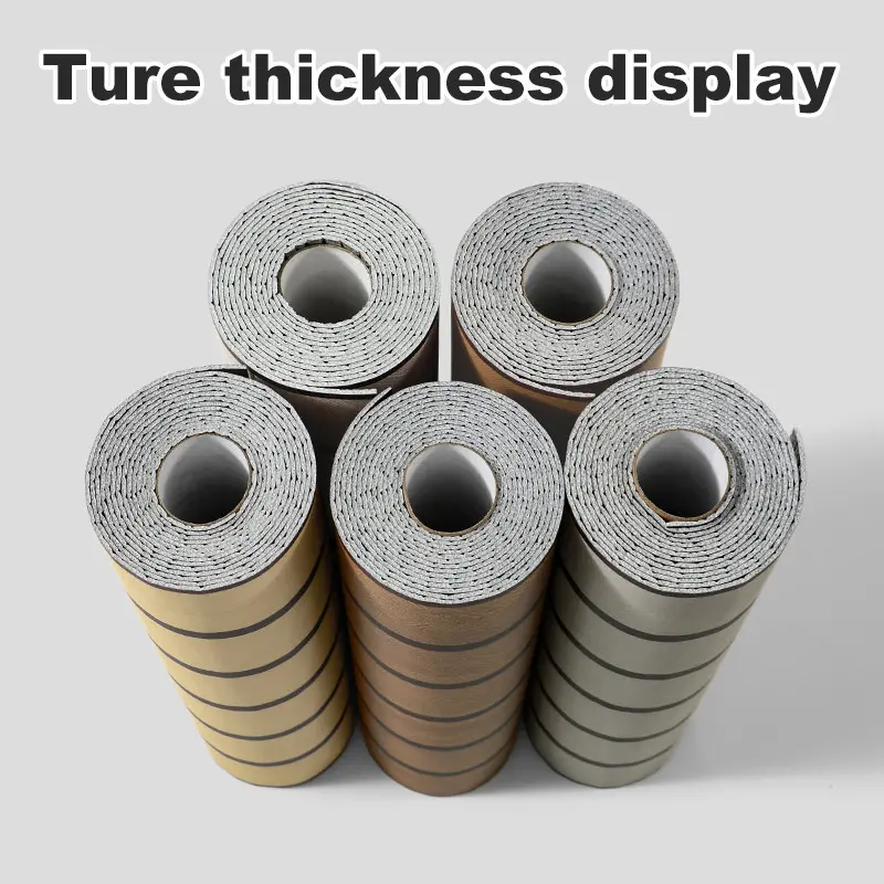 1 Roll Extra Thick Wood Grain Self-Adhesive Wall Sticker, Peel and Stick Wallpaper,Removable Slat Style Wallpaper, Perfect for DIY Projects,Decorative Wallpaper for Kitchen, Living Room, Bathroom, Corridor, Home and Dormitory,Vinyl-15.7*118.1 inch