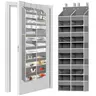 Over-the-Door Sturdy Door Hanging Organizer - 5-Tier Extra Large Home Supplies Unit with 10 Compartments, 80 lbs Capacity, Efficient Storage Solution for Diaper Room Storage Organization