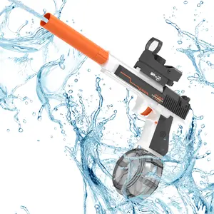 【FREESHIP-NEW】HOSIM LED Light-Up Electric Water Blaster High-Capacity 500ml Water Gun with Realistic LED Flame & Long-Lasting Battery for Kids Adults Outdoor Summer Fun