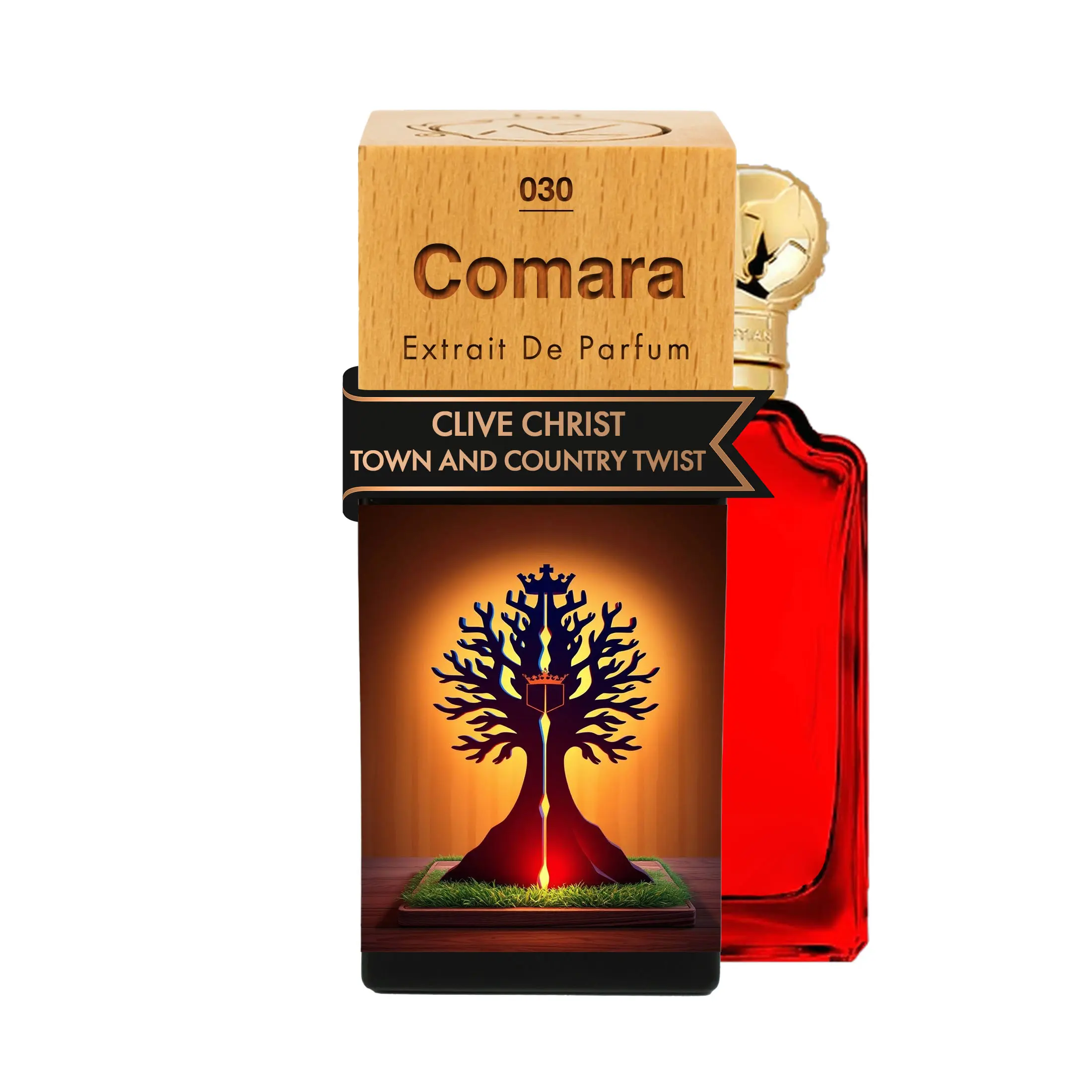 Comara N°30  | Unisex | Az | Extrait De Parfum | Star Anise, Rosemary and Bergamot, Lavender, Geranium, Cloves and Coumarin, Woody Notes, Musk, Patchouli and Cashalox. | 30 ML / 1.0 Oz | Long lasting Home fragrance |