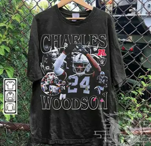 Vintage Charles Woodson Football Shirt, Vintage 90s Bootleg Style T-Shirt, Football Shirt, Gift For Women and Men, Unisex Tee