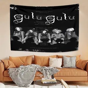 This Gulu Gulu Elements Tapestry - Decorative Tapestry for Living Rooms, Bedrooms, Camping and Parties - Vibrant for Outdoor Use at Home. Christmas Halloween Decoration