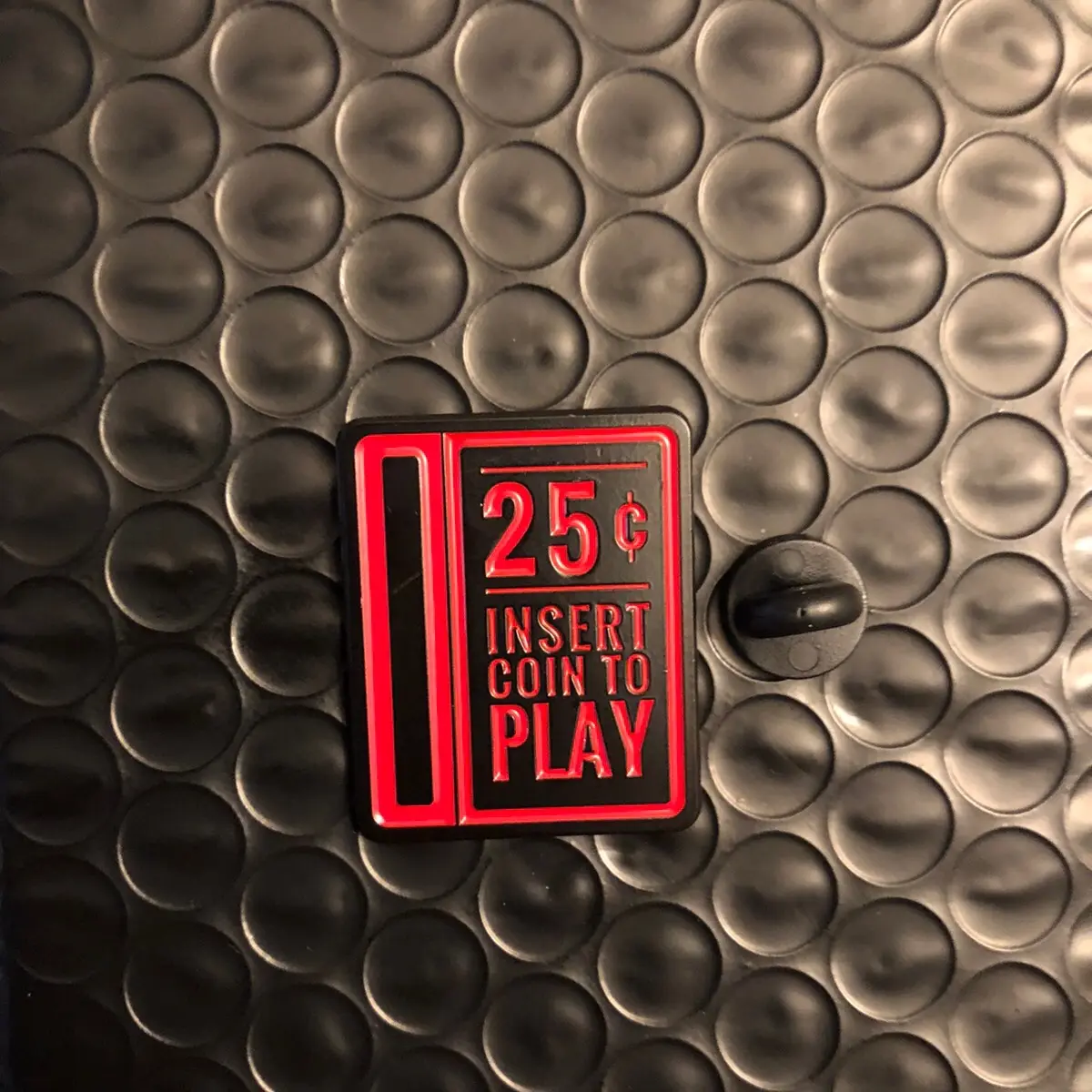 Vintage Arcade Coin Slot Enamel Pin for Games Lovers
