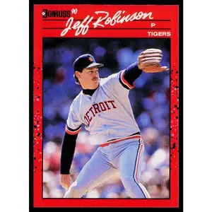 Jeff Robinson 1990 Donruss #417c Detroit Tigers