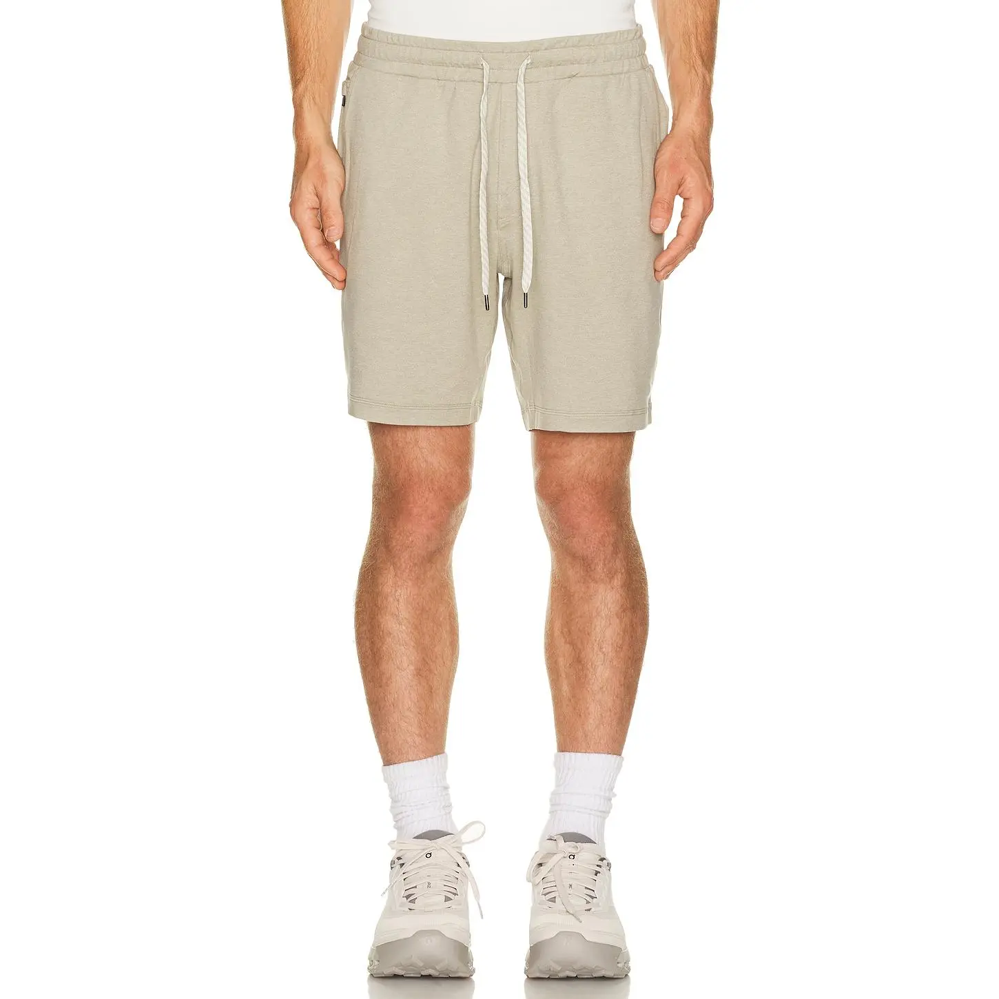 Vuori Ponto Performance 7" Short in Truffle Heather
