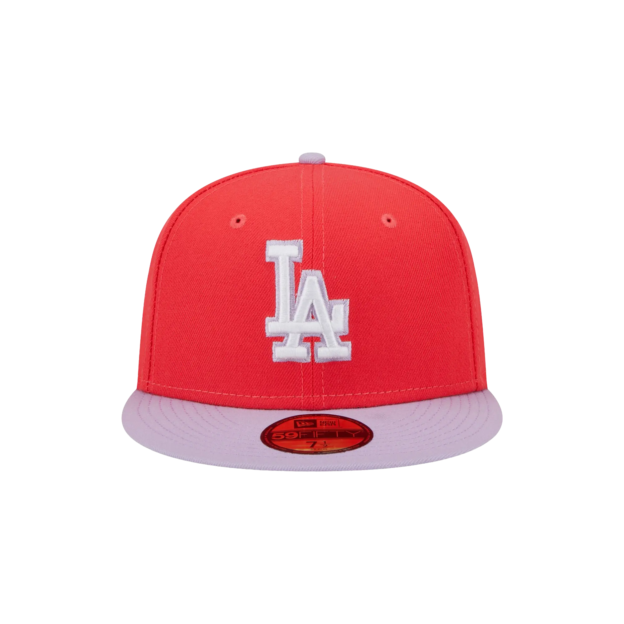 59FIFTY Los Angeles Dodgers Color Pack Fitted Hat "Red / Lavender" NE890