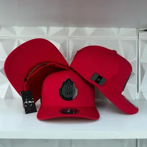 Chivas Black Plate SnapBack Hat-Red