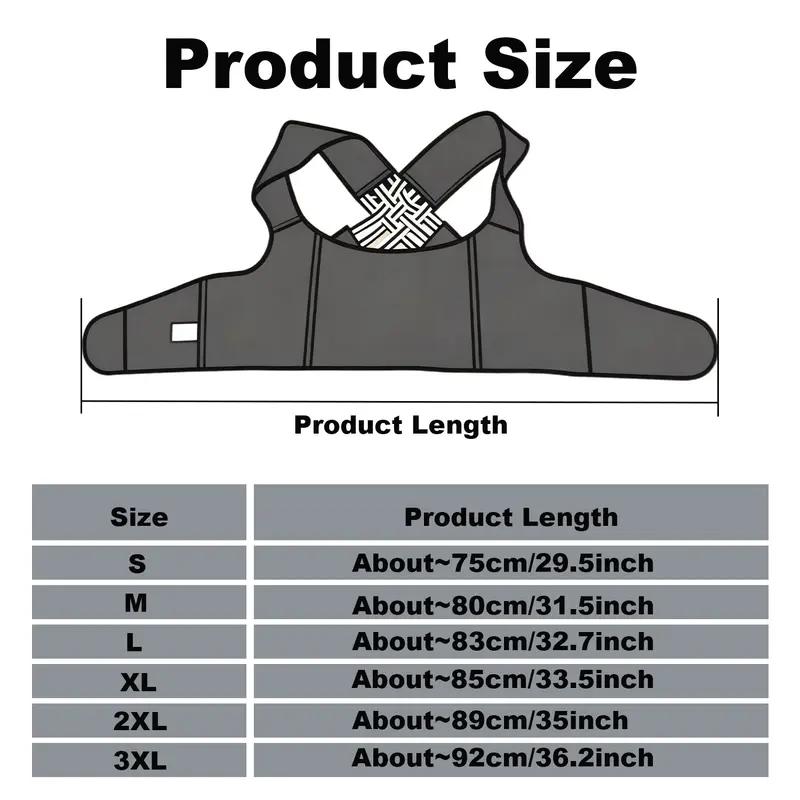 Posture Correction Belt for Teenagers, Adjustable Back Support Shoulder Strap Vest for Men & Women, Hunchback Correction & Improve Posture for Home & Office
