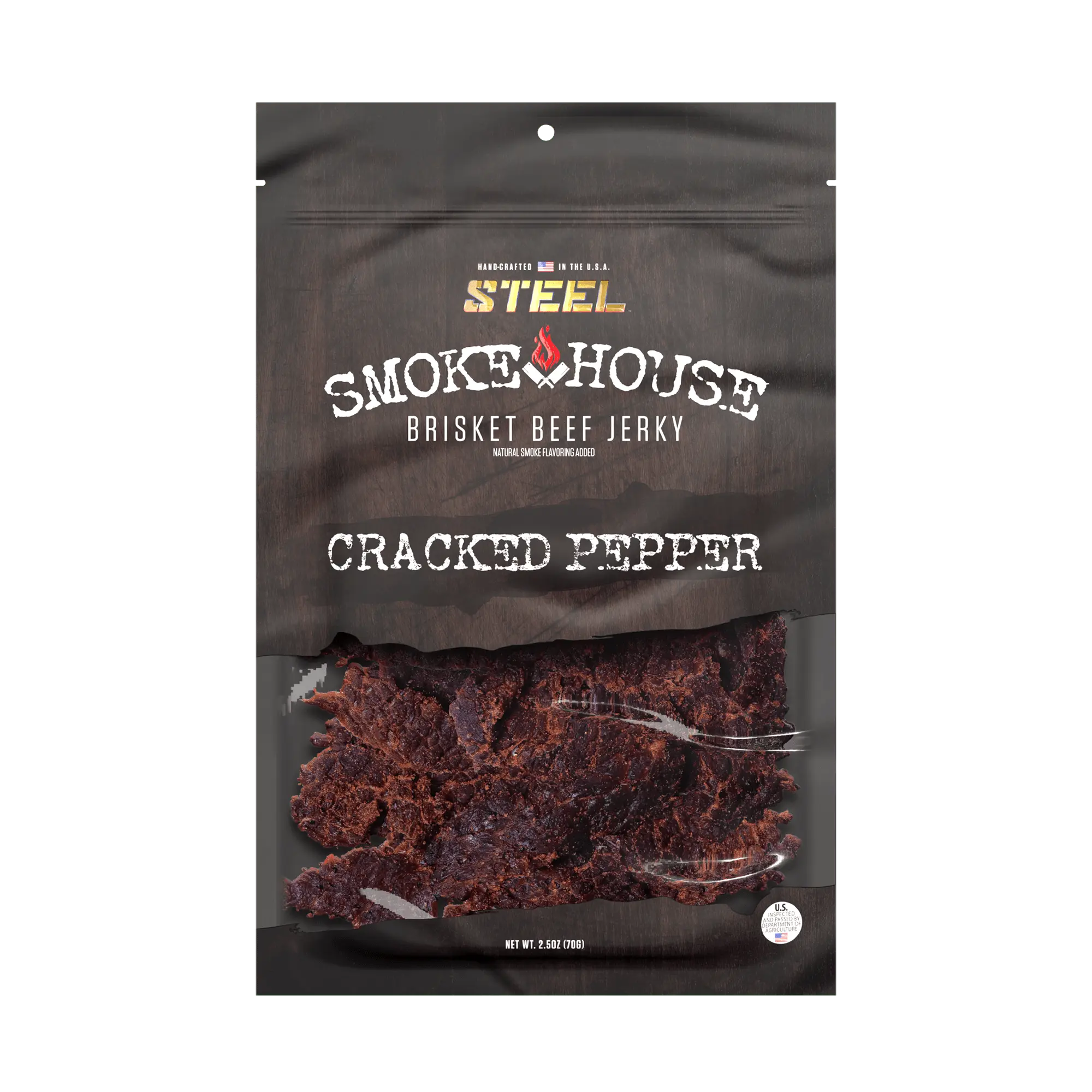 2.5 oz. Steel Smokehouse Brisket Beef Jerky
