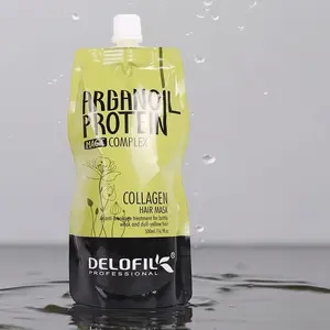 Hair Mask Arganoil Protein Hair Mask Magic Complex Delofil Profesional results, Argan oil, Hyaluronic Acid, Coconut Oil, Amino Acid, Keratin Comfort Haircare