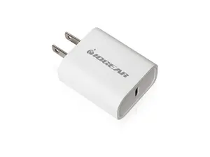 IOGEAR GPAWC20W White GearPower Compact USB-C 20W Charger