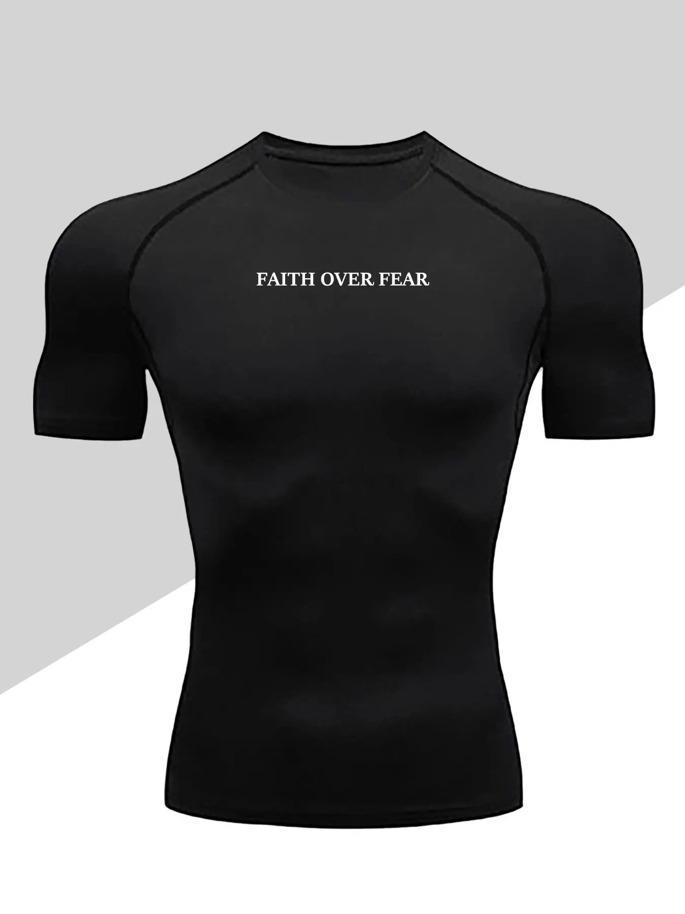 Men's Sports T-Shirt, Activewear, Clothing, Moisture-Wicking Polyester Spandex, Slim Fit, Snake Head Pattern, Workout Rash Guard, Fitness and Daily Wear, Casual Style