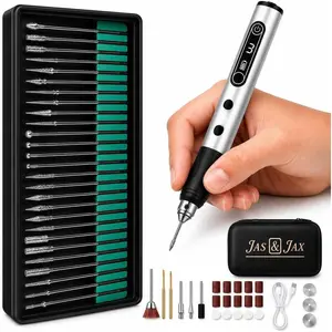 Engraving Pen - Portable Cordless Tool for DIY Projects  Creative Personalization - Beginner Friendly - USB Rechargeable - 54 Accesories