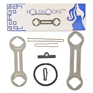 Holdi-Locks® - Haircare Heatless Hair Styling Tool, 4 Sizes, Connectable for Longer Thicker Hair, Lifetime Durability, Made in USA, Tangle-Free, Elastic-Free, Flexible Perm Roller