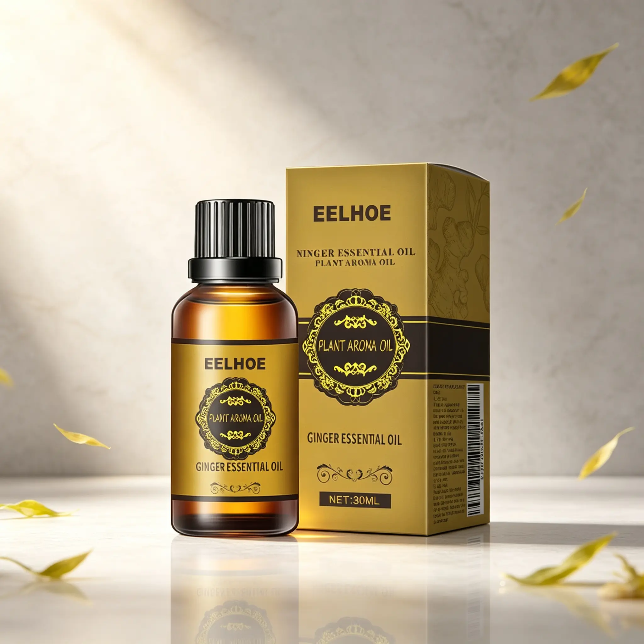 Ginger Wellness Oil – Natural Aromatherapy Essential Oil, Calm & Relax for Mind & Body, Plant-Based 30ml