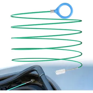 Auto Sunroof Drain Cleaning Tool 118 Inch with Stainless Steel Hinges & Eco POM, Flexible Scratch-Free Cleaner for  Sunroof & Windshield Drain, Also for Fridge & Fish Tank & AC Drains Pipe