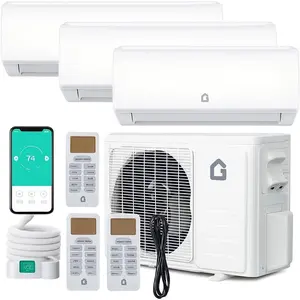 ❄️ 28,000 BTU 3-Zone Mini Split AC & Heater – 20 SEER2, WiFi Enabled, 9K+9K+12K BTU – Quiet Operation, Pre-Charged, Complete Kits for Easy Install! 🔥