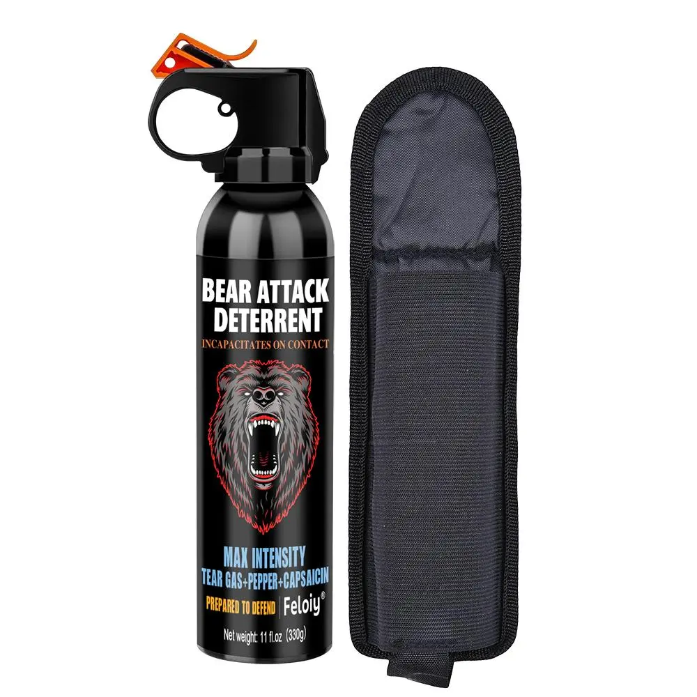 Bear Repellent Spray With Holster Outdoor 11 oz 30 feet Bear Repellent Spray With Holster Outdoor 11 oz 30 feet
