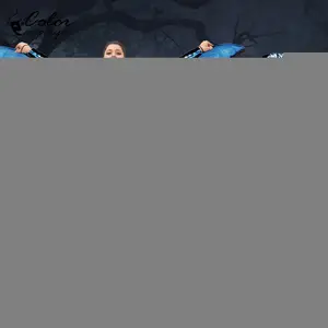 Blue Butterfly Cloak Skeleton Jumpsuit Halloween Cosplay Costume Witch Bodysuit Women Catsuit Funny Carnival Performance Outfit