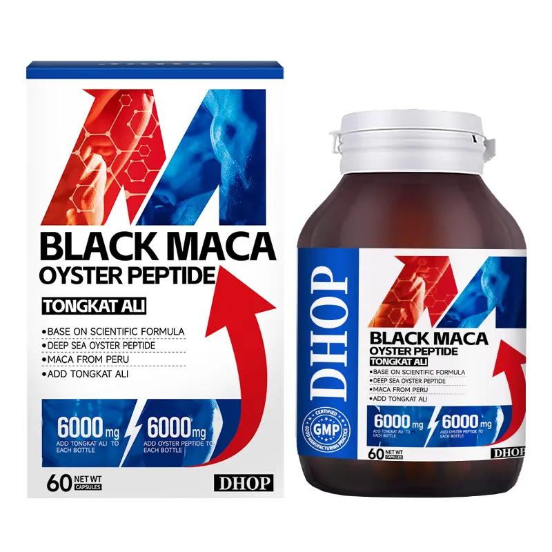 DHOP Black Maca Oyster Ali Capsules - Men's Energy Support