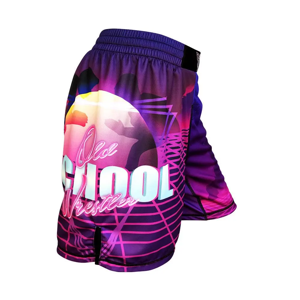 Old School Wrestler Fight Shorts