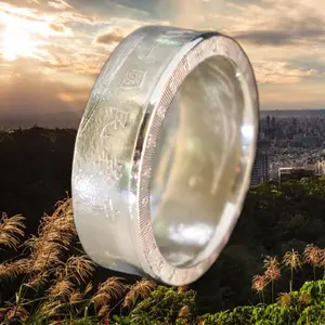 Taiwanese 50 NTD (New Taiwan Dollar) Coin Ring