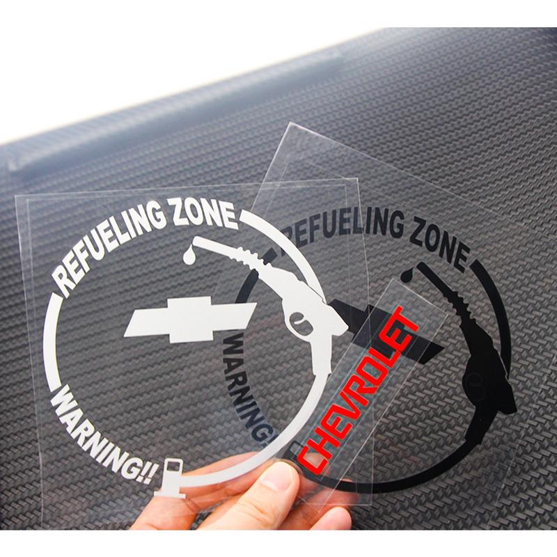 Chevrolet Car Brand Logo Waterproof Tank Sticker, Automotive Exterior Accessories, Personalized Body Decoration Decal