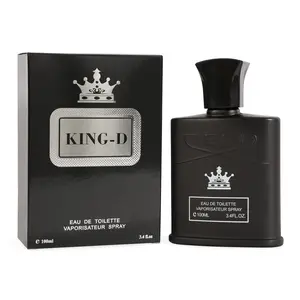 King-D Black Spray Cologne Eau de Toilette for Men - 100ml/3.4fl.oz. Fragrance for Men