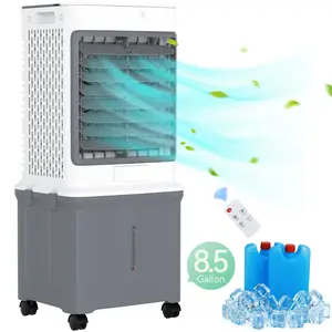 8.5 Gal Evaporative Cooler – 3-in-1 Air Cooler Fan & Humidifier with Remote for Summer