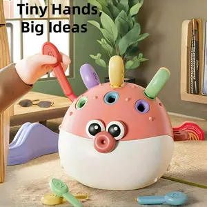 Learning Resources Porcupine Hedgehog Puffer Fish Stacking Toy Montessori Preschool Fine Motor Skill Toy Stacking Sorting Matching Skills Activity Educational Developmental Gift for Infants Toddlers Boys Girls Children Christmas Halloween Easter New Year