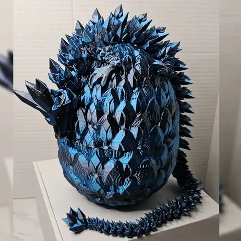 24" Crystal dragon with XXL Egg