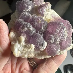 Raw Purple Fluorite natural Rough Stone