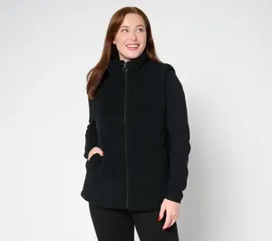 Susan Graver Petite Weekend Knit Reversible Vest