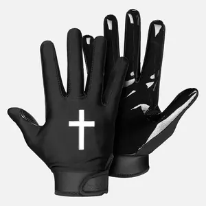 Faith Cross Sticky Football Receiver Gloves