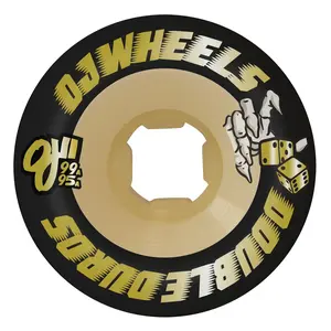 58mm Double Duro Black Gum Mini Combo 99a/95a OJ Skateboard Wheels