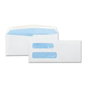 212 MAIN No. 8 Double Window Envelopes, 3.63in x 8.63in Wove Paper, Security Tint, Document-Safe Stationery Office Supplies for Postal & Office Use