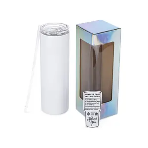 30 oz Sublimation Skinny Tumbler with Lid and Straw, Craft-Ready Blank Tumbler for DIY Personalization (Sublimation, Epoxy, UV DTF, Vinyl)