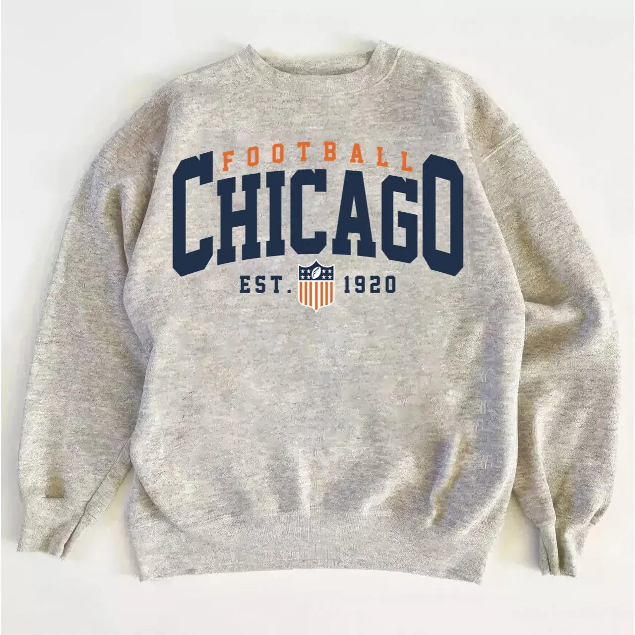 Bears Retro Sweatshirt, Game Day Crewneck for Chicago Football Supporters