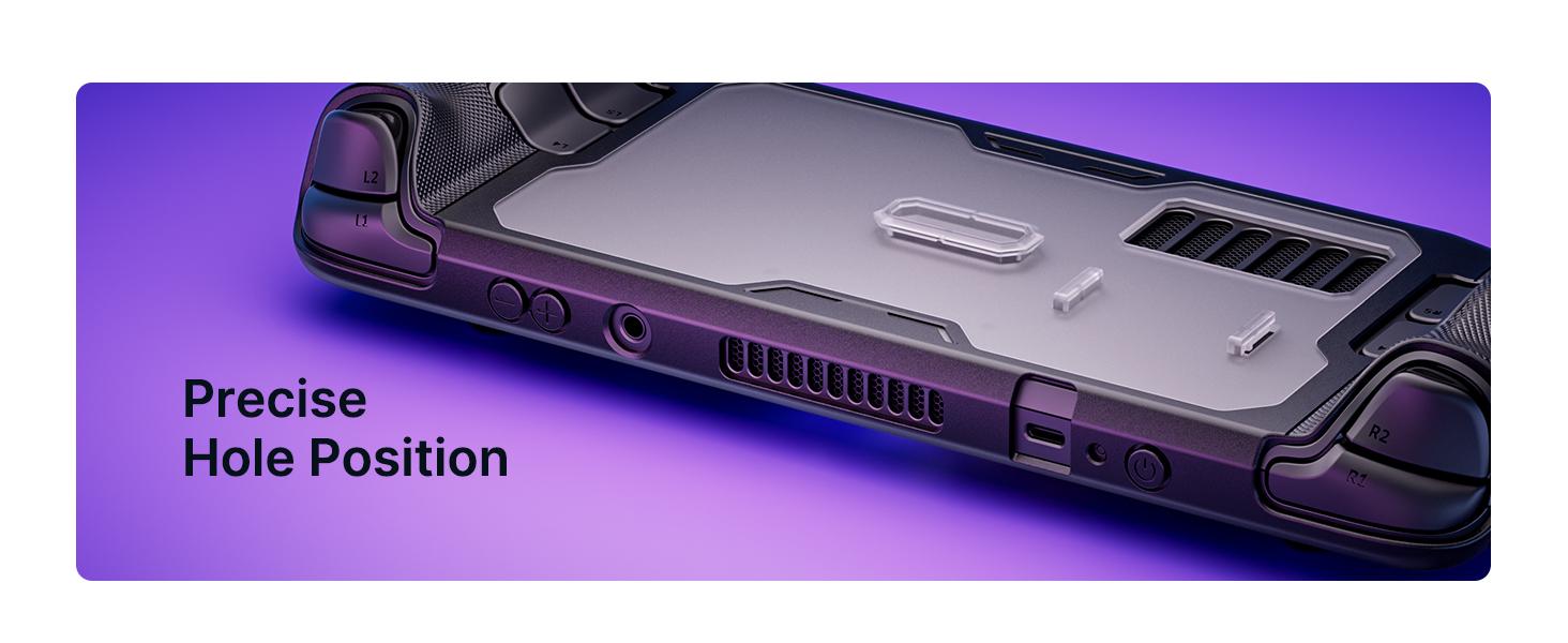 JSAUX ModCase for Steam Deck Modular Steam Deck Case with Removable Front Case Valve Steam Deck Accessories Includes Case, Mask, Metal Stand and Strap