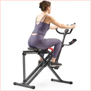 Row-N-Ride Hybrid Squat and Row Machine, Full Body Workout at Home