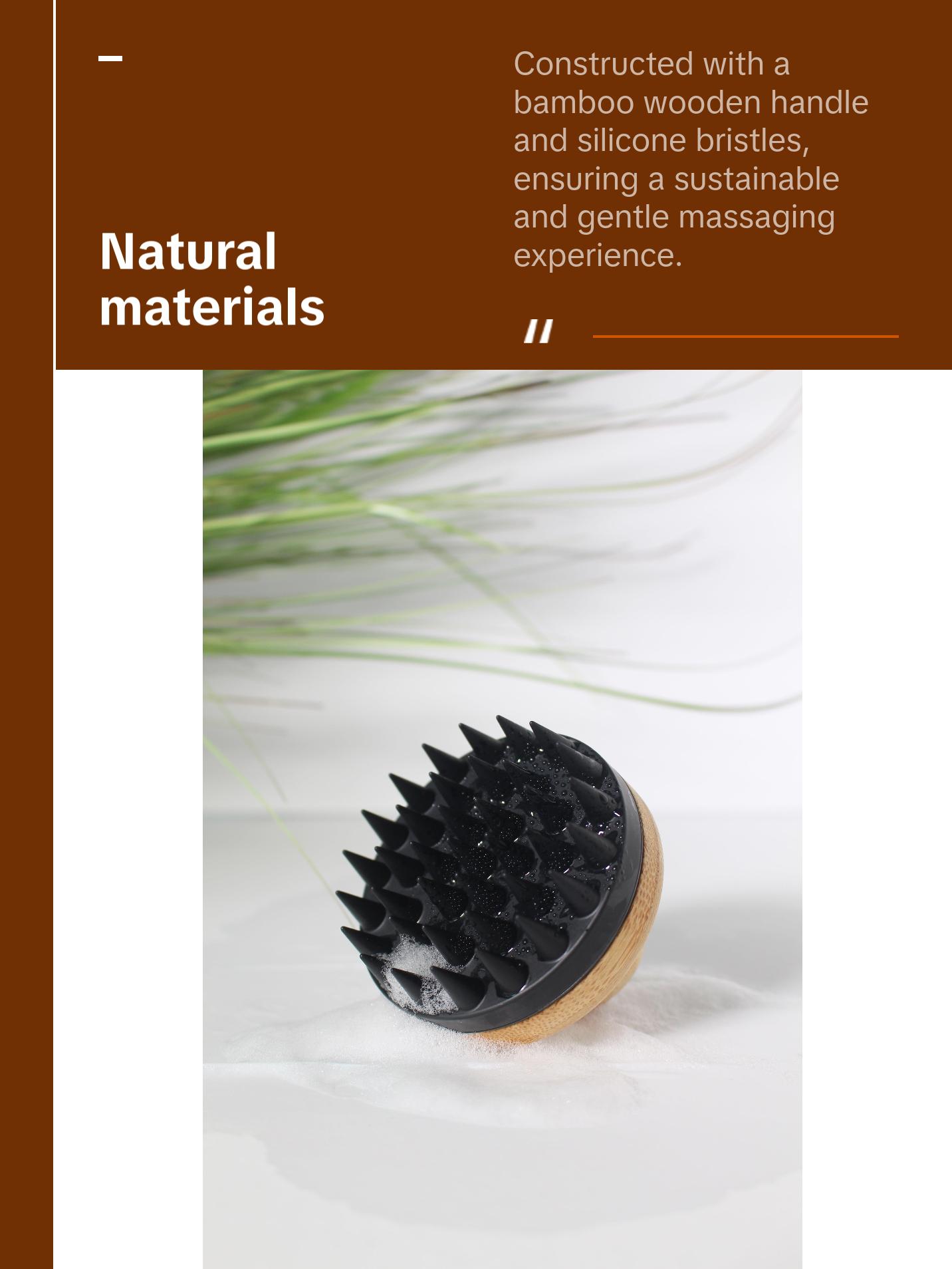 Bamboo Scalp Massager