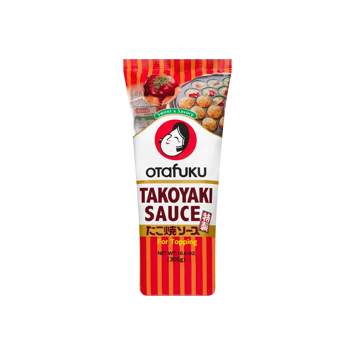 Otafuku Takoyaki Sauce 300g - Authentic Japanese Okonomiyaki & Takoyaki Condiment for Street Food Flavor