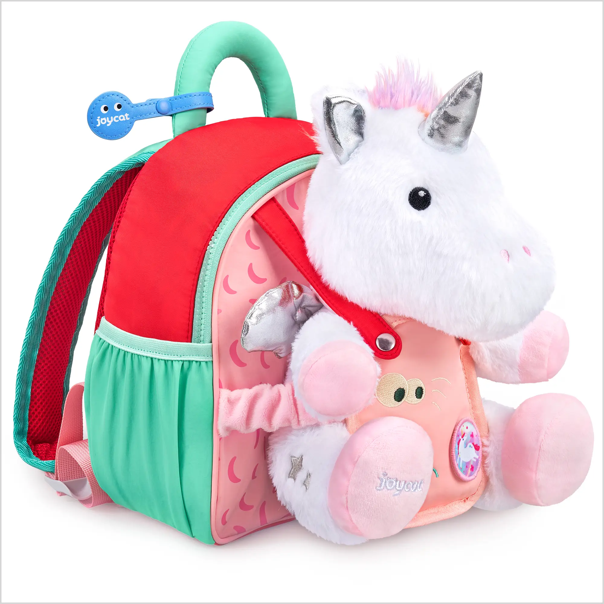 JoyCat Dinosaur Backpack for Boys Girls, Birthday Gifts, Waterproof, Lightweight, Mini Backpack For School, Stuffed Animals Plush Backpack with Straps