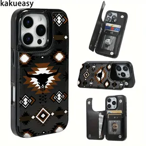 The design is printed with a cow pattern, practical and includes a card slot, with various functions, suitable for bank and public transport cards. Compatible with iPhone 17/16 Pro Max, 16, 15 Pro, 14 Plus and 13 12 Pro Max series. Black