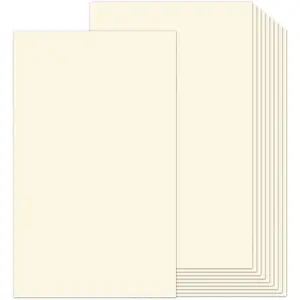 8.5 x 14 Ivory Cardstock 110lb, Heavy Weight Legal Paper 100 Pack, Cream Legal Size Cardstock for Printing, Crafts, Drawing, Posters, Menus, Covers, Long Forms
